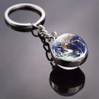 Глобус, Карта мира, брелок, стеклянный шар, винтажный, Испания, Франция, польский, английский, брелок для ключей карта, кольцо, подарки