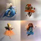 Jiwuo шерстяные войлочные куклы ручной работы, игрушки сделай сам, необработанные иглы, валяные Волшебные куклы, набор для валяния иглой для изготовления подвесок