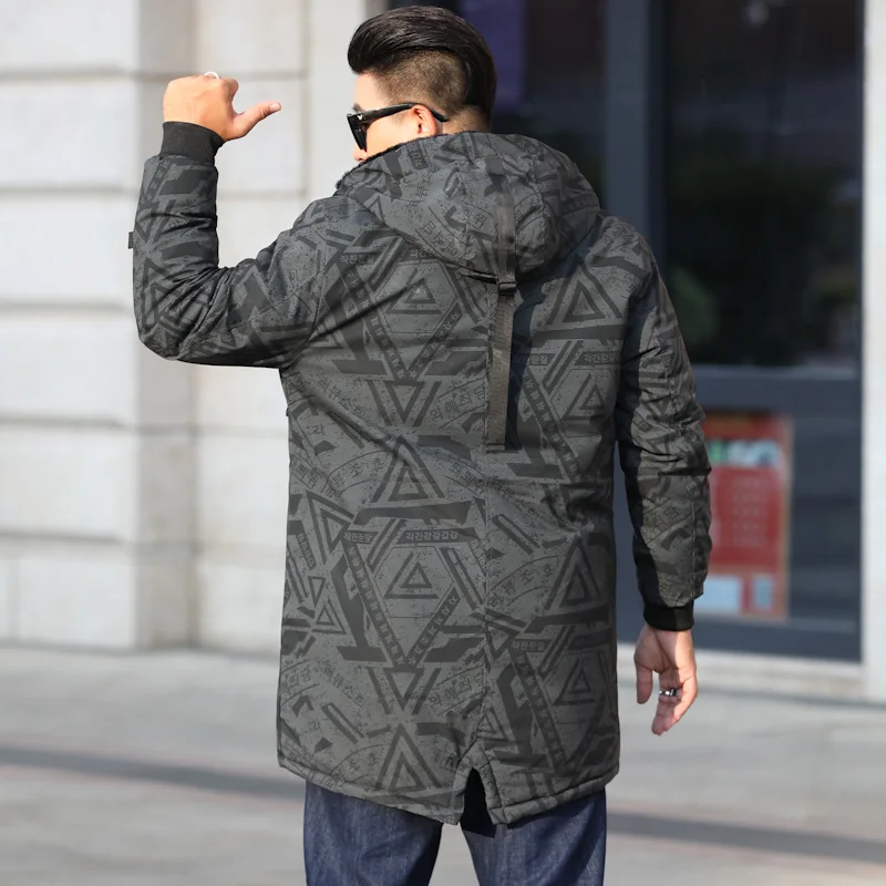 Новинка зимняя куртка приблизительно 10XL 9XL Мужская Повседневная парка Толстая