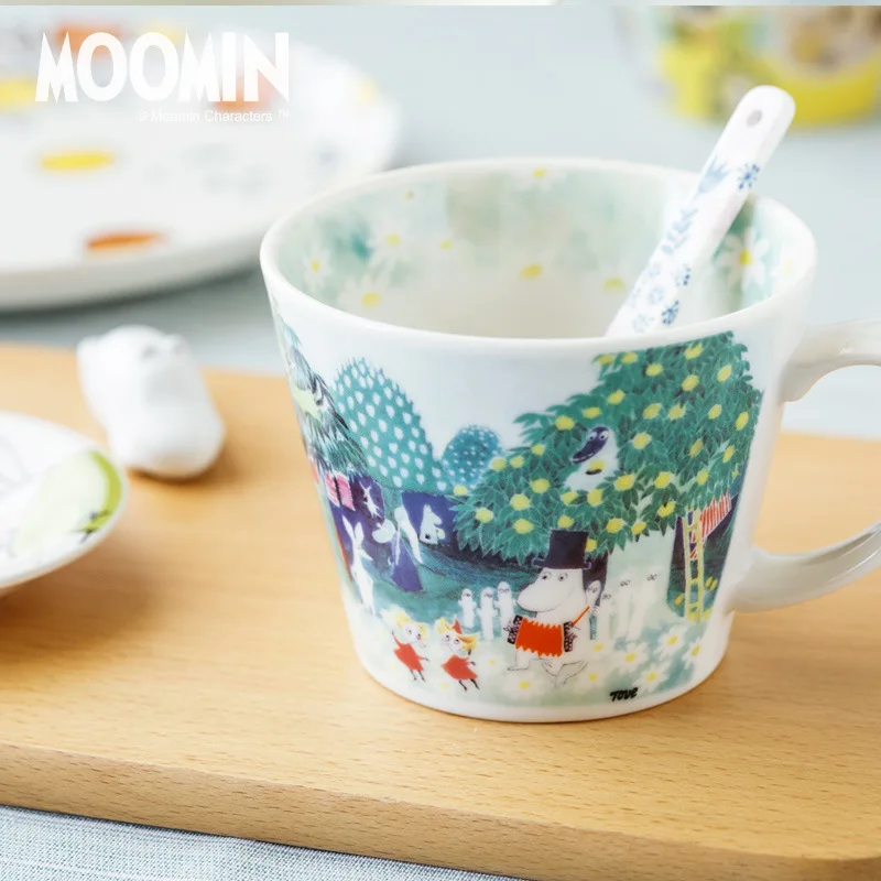 Скандинавский стиль мультяшная чашка кофе Moomin керамический стакан для молока стекло детский любимый подарок милая чашка