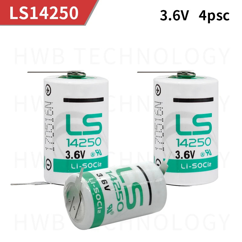 4 упаковки оригинальные новые модели SAFT LS 14250 LS14250 1/2 AA 1/2AA 3 6 В 1250 мАч Фотоэлементы с