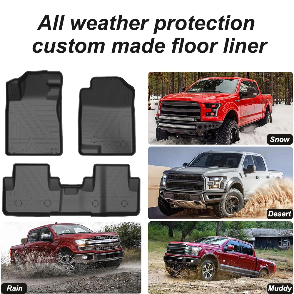 

Waterproof Non-Slip Car Floor Mats TPE Accessories For Honda CR-V 2012 2013-2016 5Seat Car Fully Surrounded Special Car Carpets