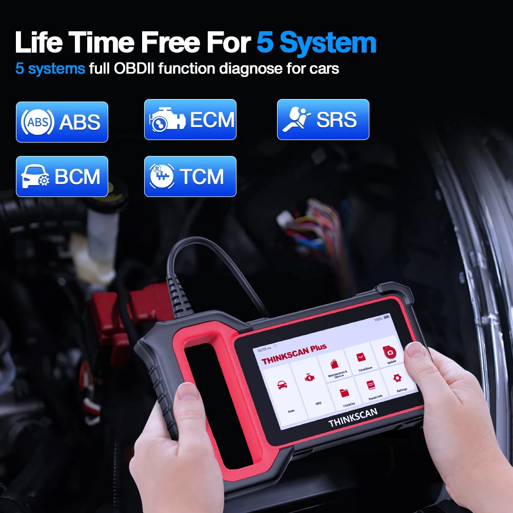 THINKCAR Thinkscan Plus S4 OBD2 автомобильный сканер ECM/TCM/ABS/SRS/BCM система Автомобильные
