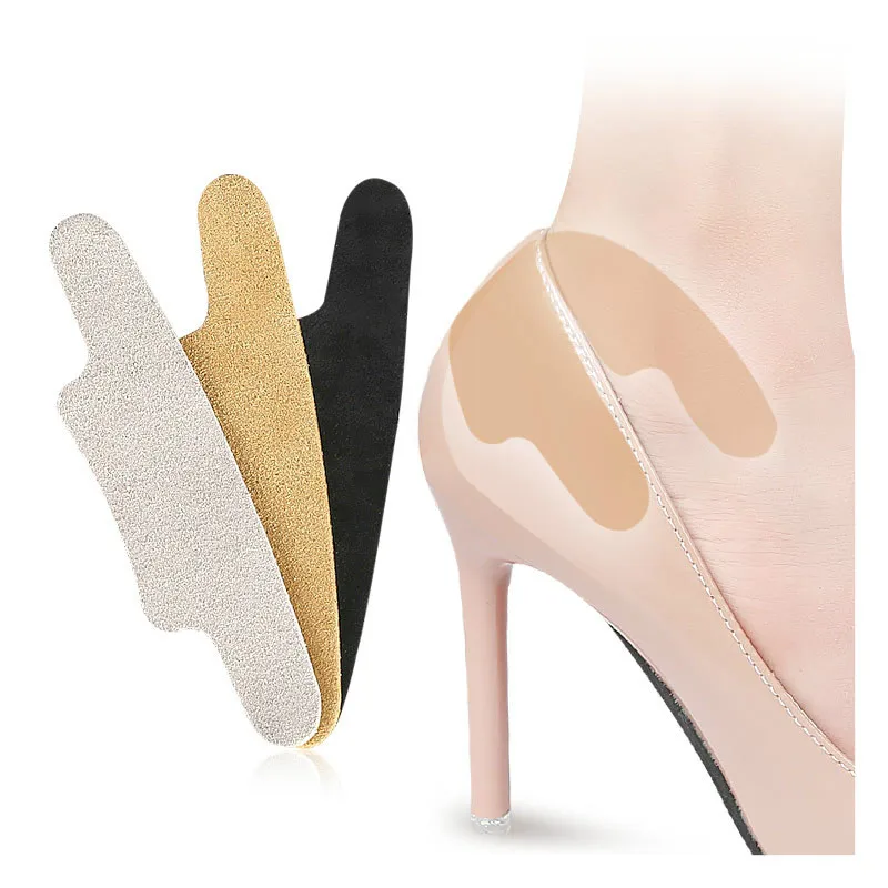 

Fashion 2 Pcs Practical Sticky Fabric Shoes Back Heel Inserts Insoles Pads Cushion Liner Grips High Quality Braces & Supports