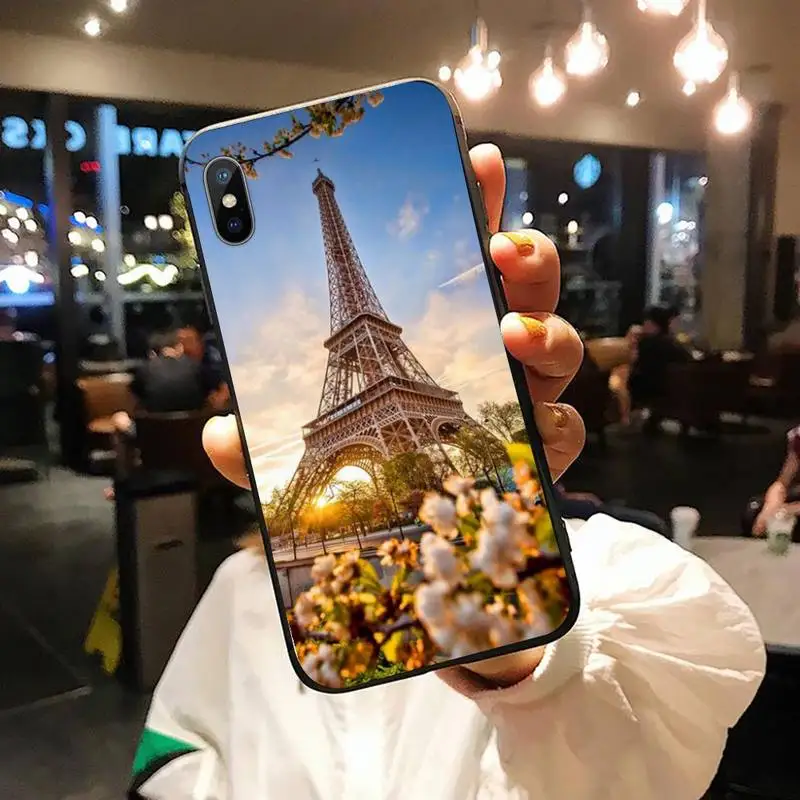 

Romantic Paris Eiffel ToweR shell Phone Case for iPhone 11 12 pro XS MAX 8 7 6 6S Plus X 5S SE 2020 XR