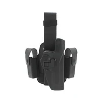 tactical cqc level 2 duty holster with leg shroud assembly for beretta m92 96 handguns right hand
