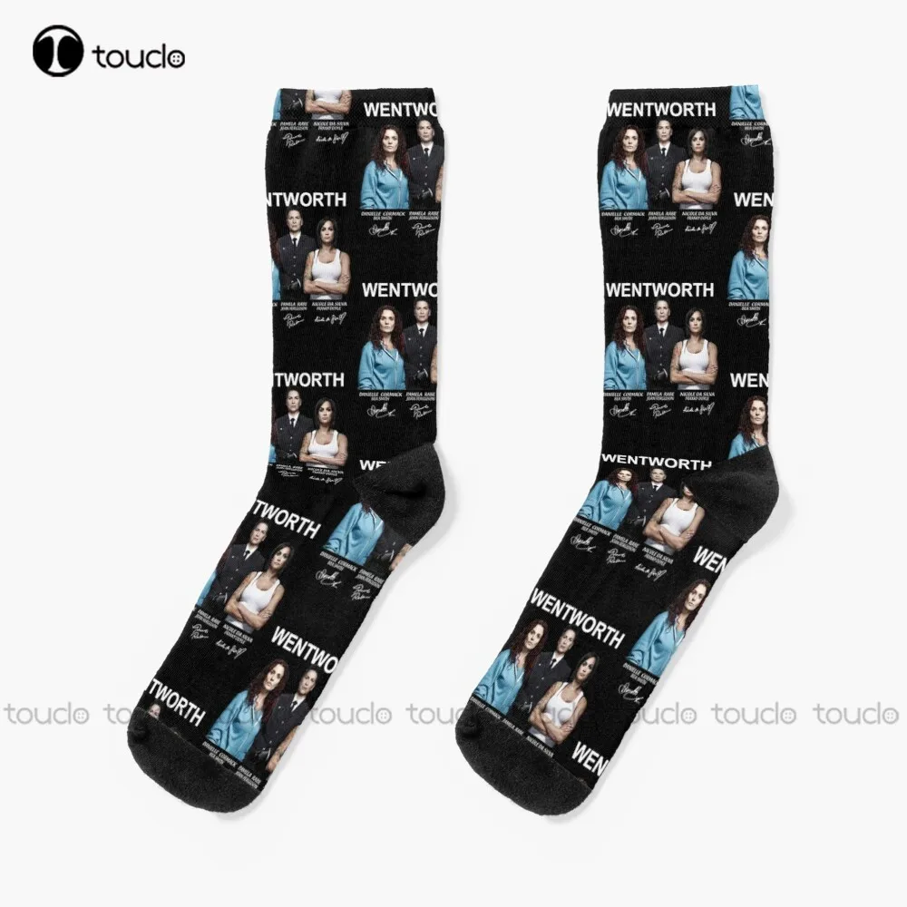 Wentworth Prison Franky-Doyle Bea-Smith Cast Socks Winter Socks For Men Unisex Adult Teen Youth Socks Personalized Custom