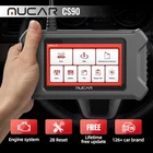 Диагностический сканер MUCAR CS90 OBD2, устройство для считывания кодов неисправностей двигателя, диагностика с 28 услугами, бесплатное обновление