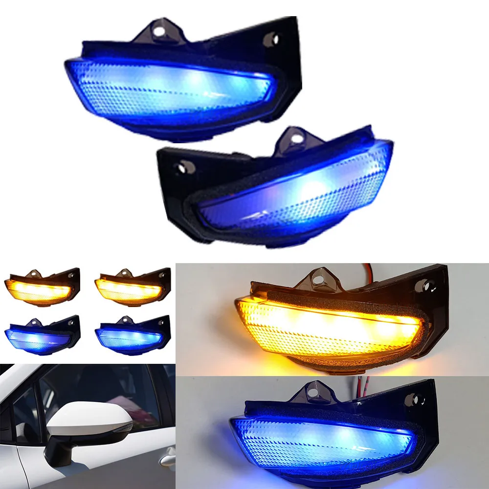 

Dynamic LED Turn Signal Sequential Side Flowing Water Mirror Indicator Flasher Lights For Toyota Corolla Hatchback 2019-2020