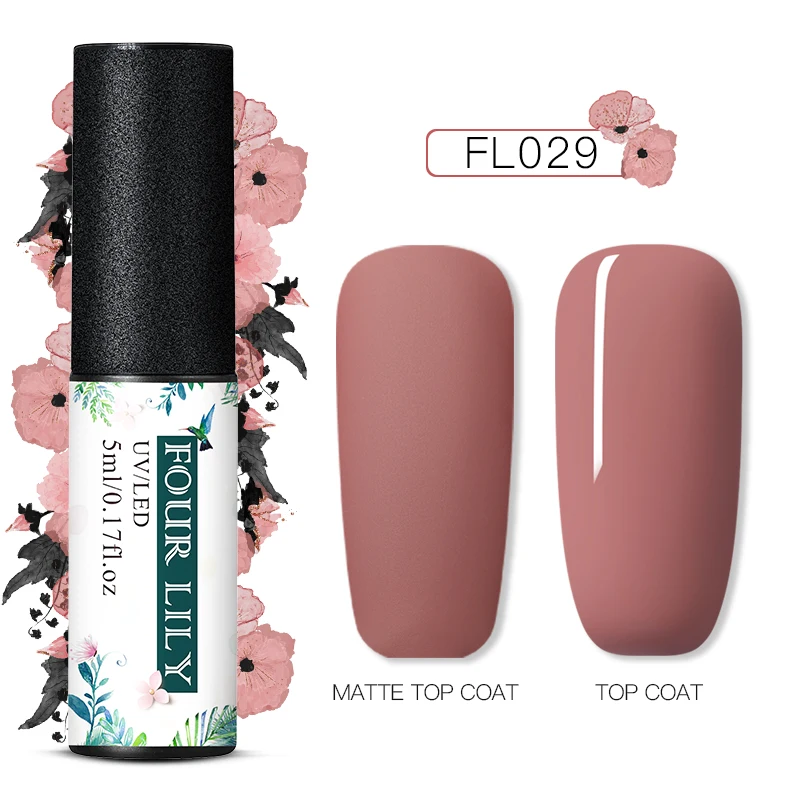 PS06800 Четыре Лили 60 Цвета Матовый УФ-гель для ногтей 5 мл Pure Nail Цвет матовый лаки для ногтей био-Гели Soak Off Гель лак для ногтей Лаки маникюрный лак - Цвет: PS06800
