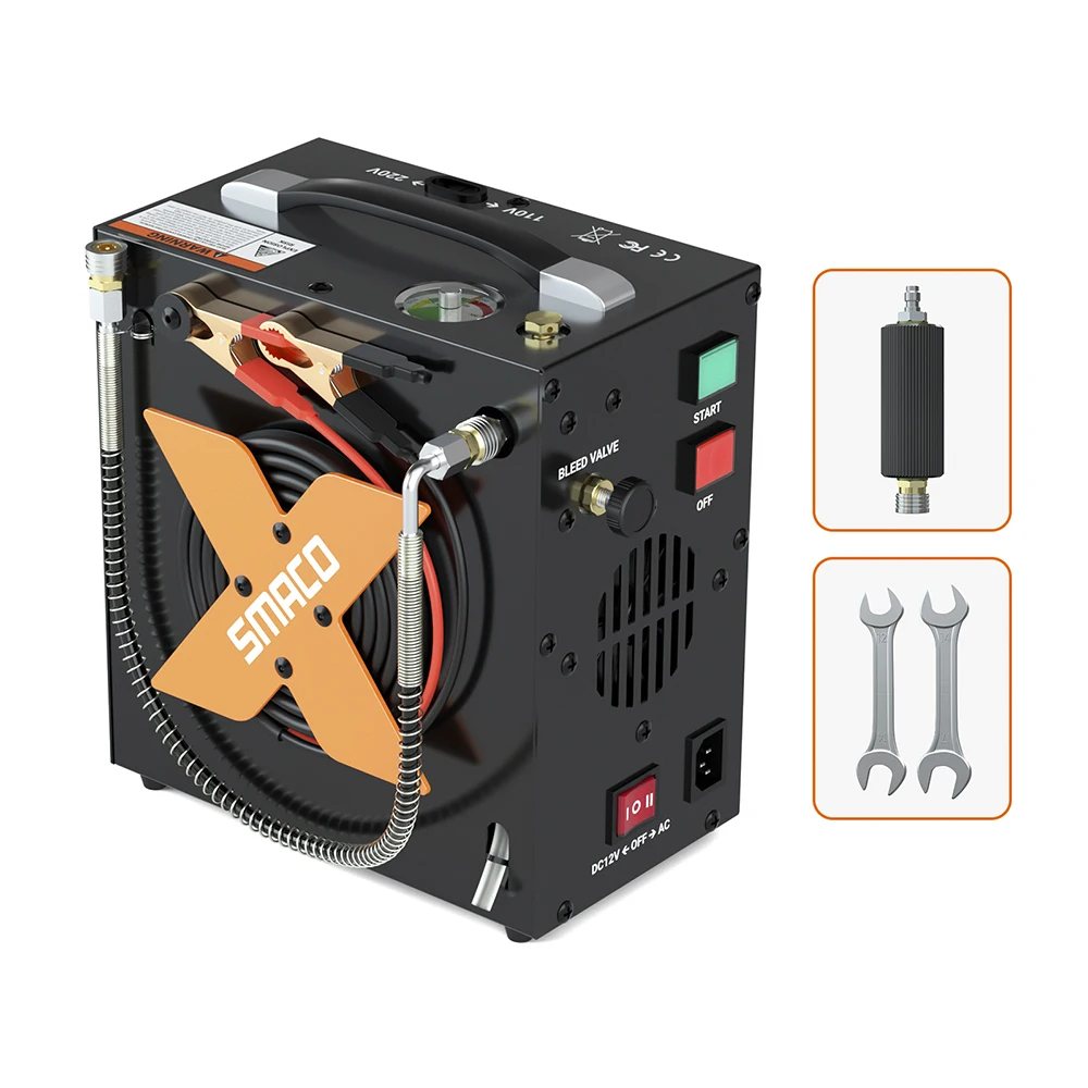Воздушный компрессор SMACO PCP бак для Акваланга высокого давления пейнтбола