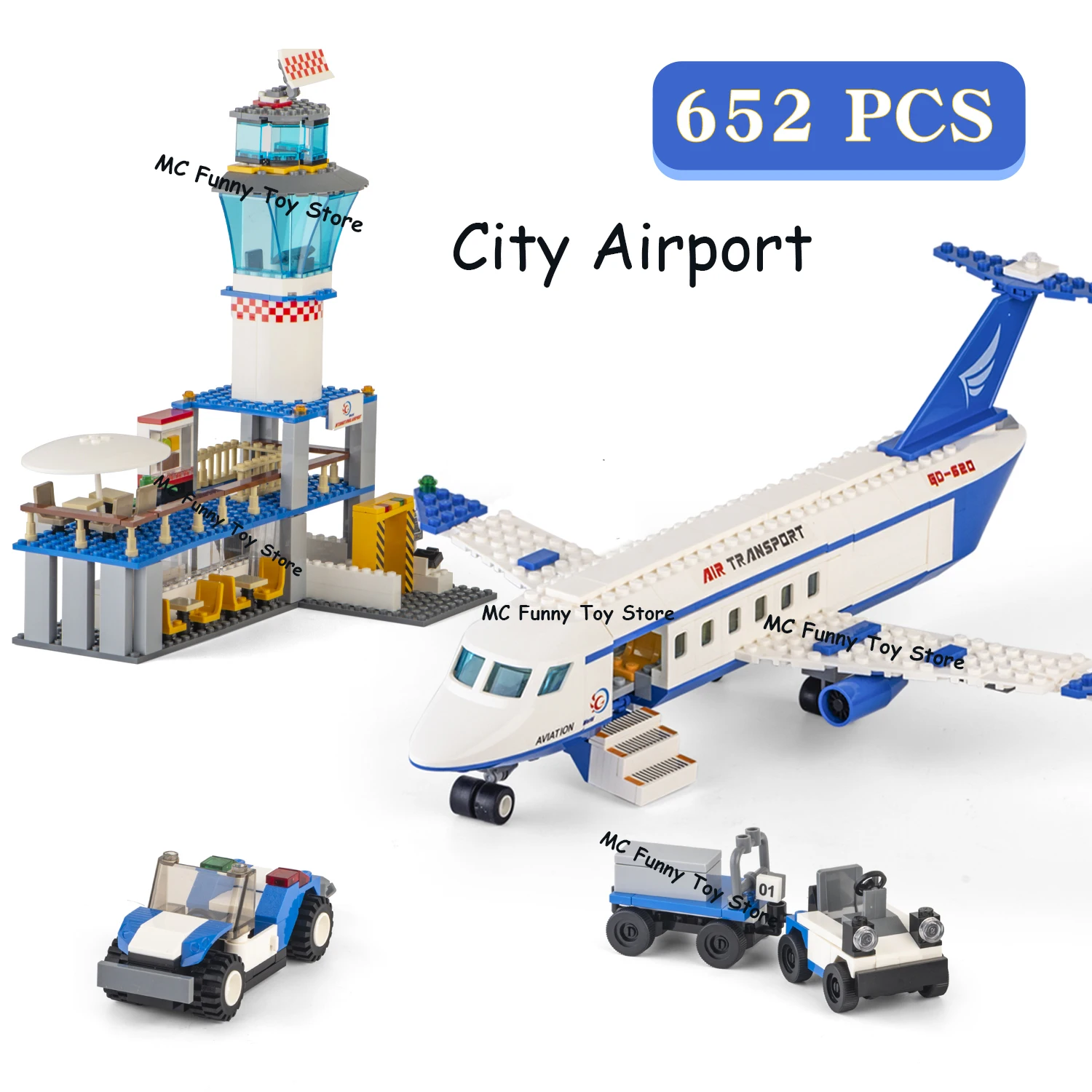 Конструктор строительный GUDI MOC детский 652 деталей | Игрушки и хобби