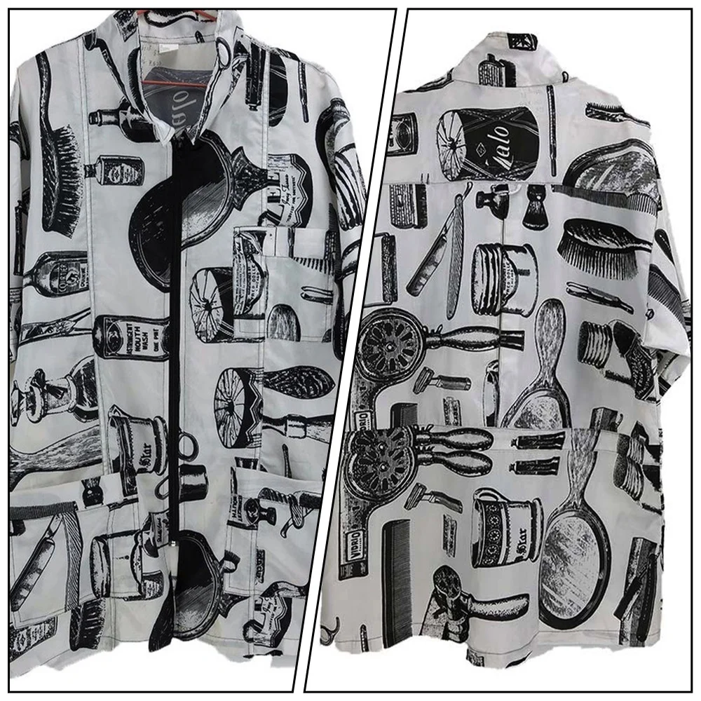 

1Pc Salon Apron Hairdressing Cape Haircut Cape Cloak Hair Styling Work Clothes