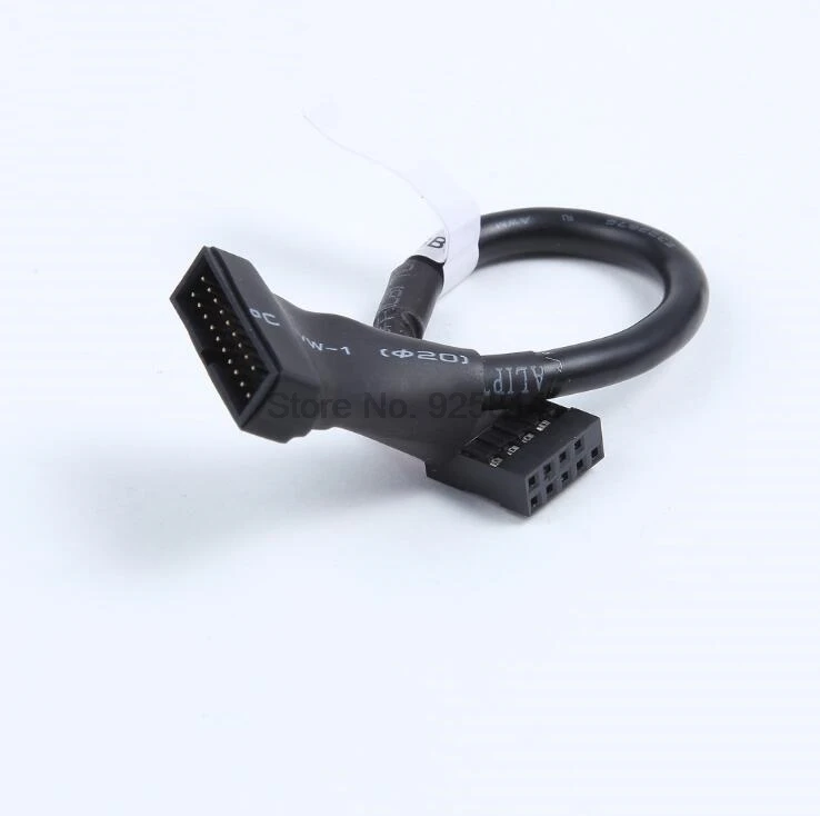 100 шт./лот 20 контактный штекер 9 гнездовой кабель удлинитель для материнской платы