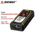 Дальномер лазер SNDWAY, цифровой измеритель расстояния, Электронная рулетка, измерительная рулетка, линейка с двумя пузырьками, строительные инструменты для двойного измерения TG50