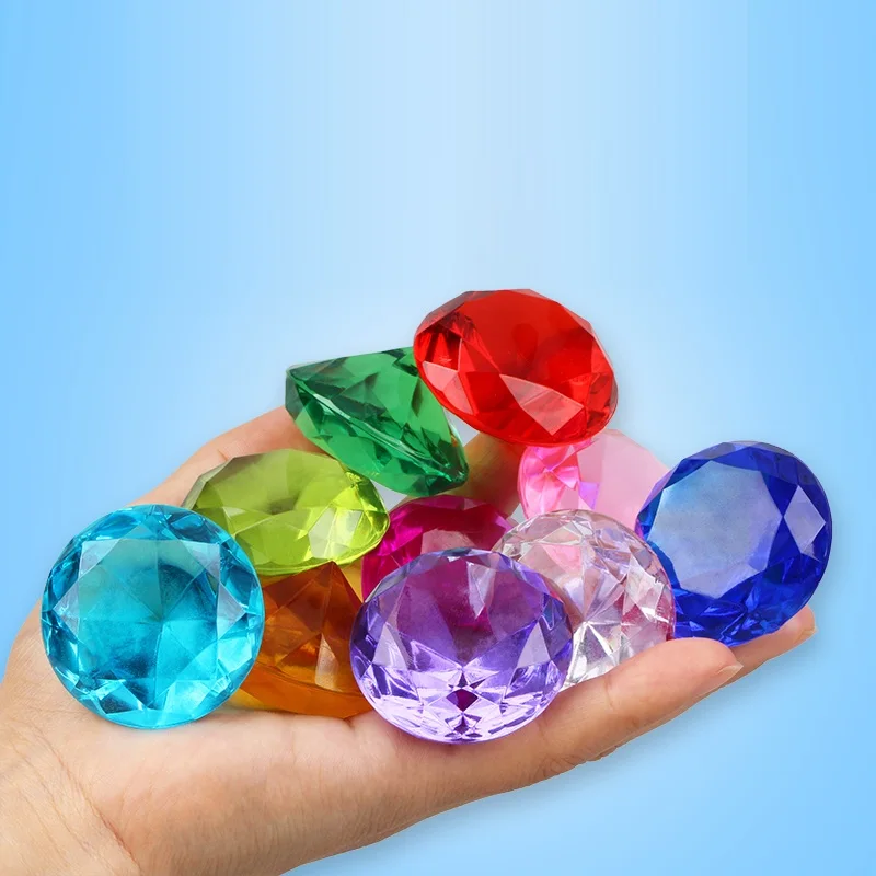Акриловый пластиковый алмаз для маленькой девочки сделай сам имитация кристалла