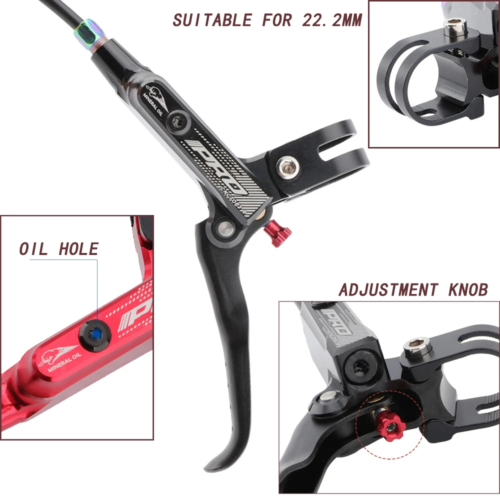 Гидравлические тормоза для горного велосипеда дисковый тормоз дюйма 800/1400 мм |