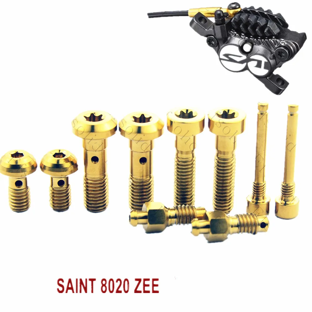 Титановые винты для SAINT 8020 ZEE набор тормозных винтов крепежные linning FC Gold и