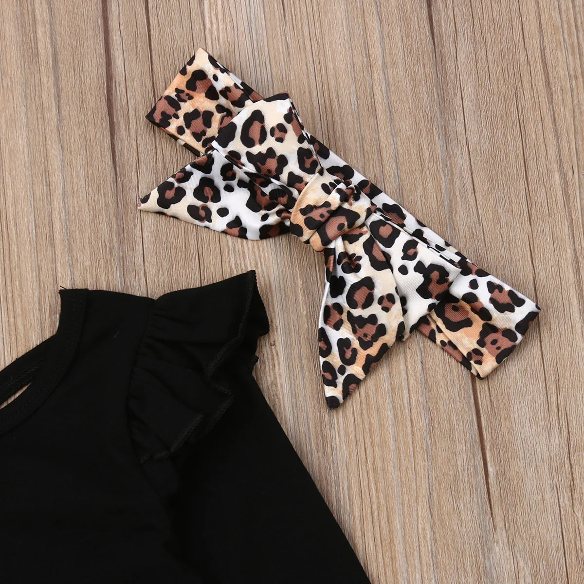 Прелестная Осенняя Дети для маленьких девочек верхний комбинезон леопардовые