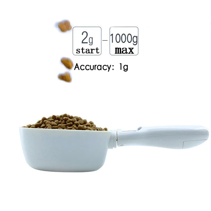 Pet Еда весы чашка для собак и кошек кормления кухонные с чашей ложка мерная