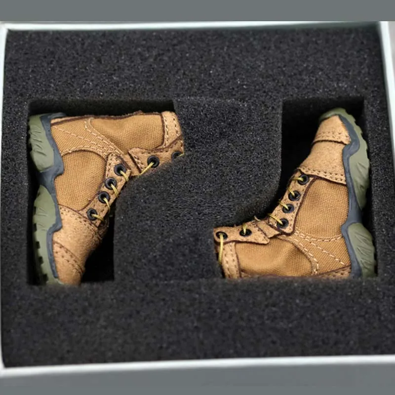 

1/6 Scale US Marine Corps Combat Boots American Seal Shoes Desert Yellow Male Shoe Accessory for 12" Soldier Action Figure Toys