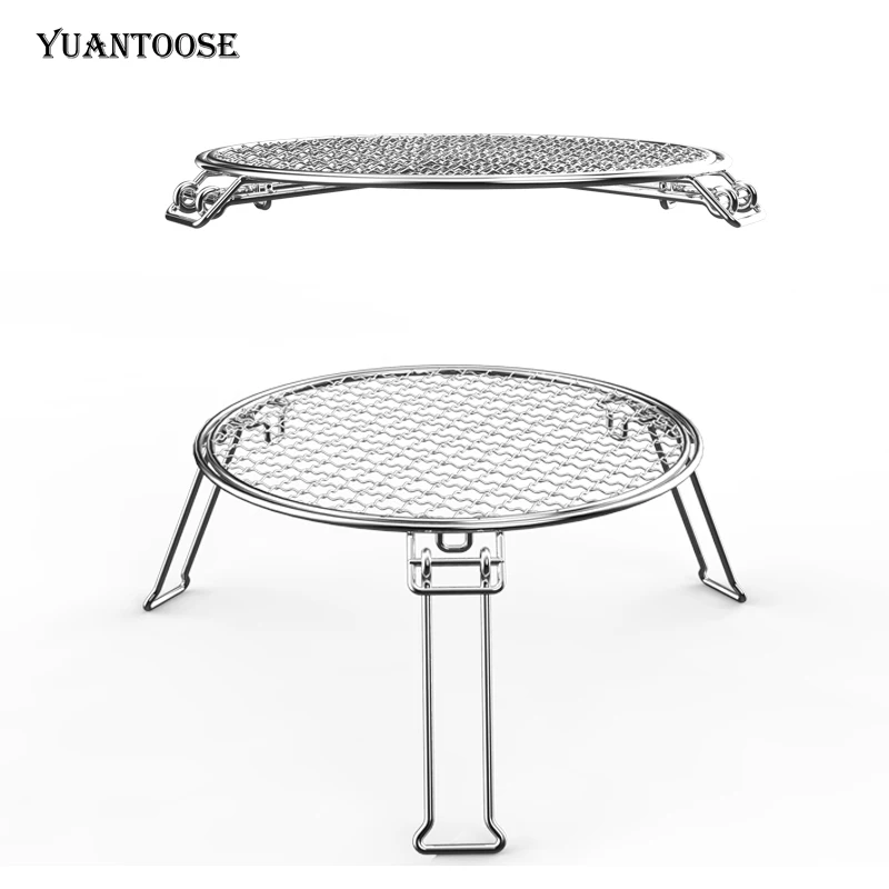 

MiniPortable Camping BBQ Grill Home Smokeless Barbecue Grill Outdoor BBQ Oven Plate Roasting with Folding LegsTools