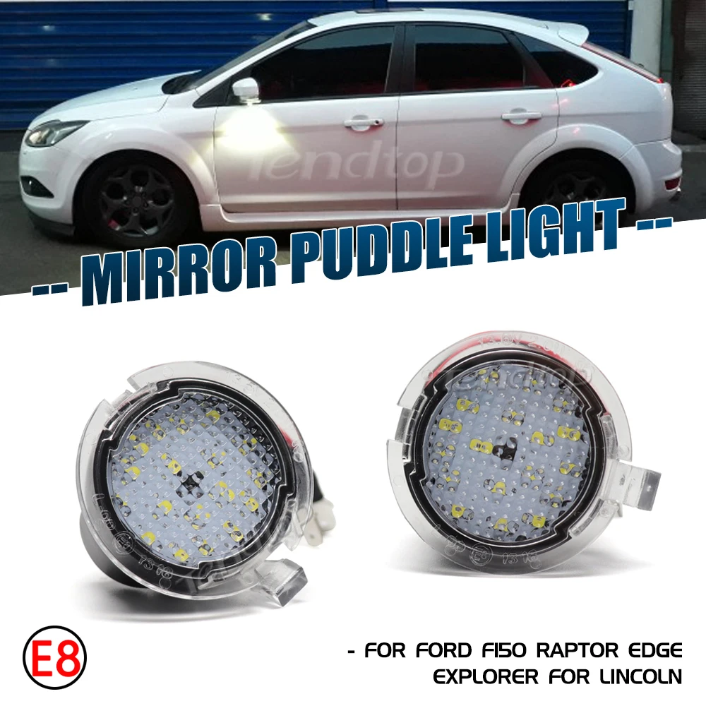 

Светодиодные боковые зеркальные фонари для детской площадки парковочная лампа для Ford F150 Raptor Edge Explorer Flex Fusion Lincoln Navigator Mark LT MKX