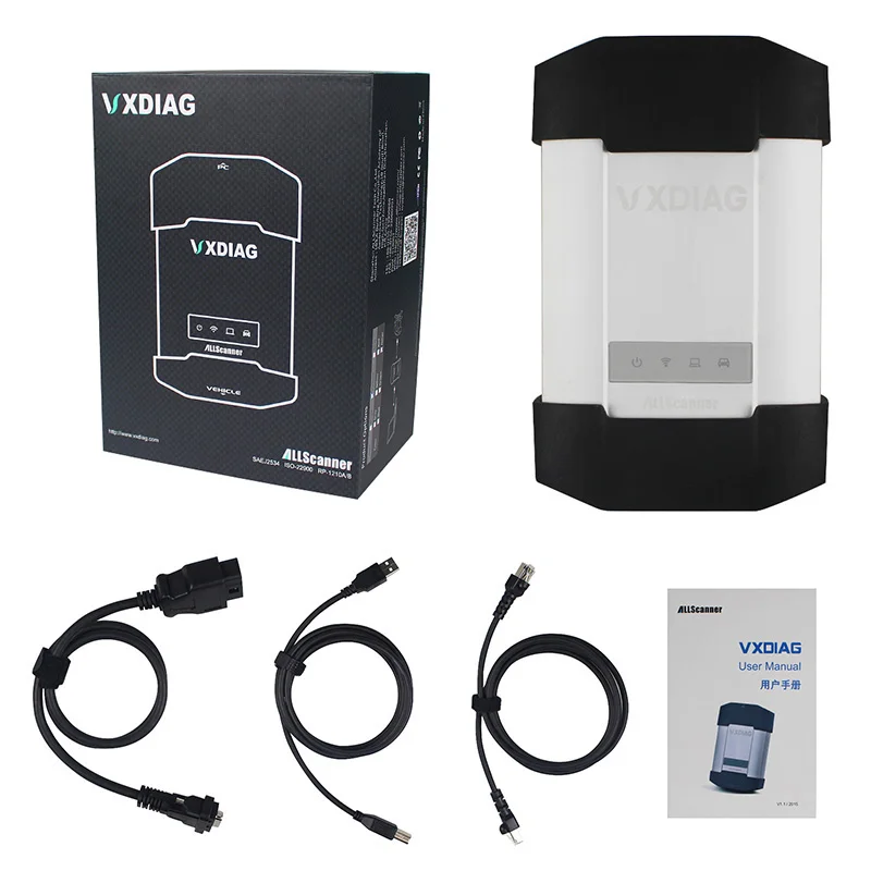 without HDD carton VXDIAG C6 диагностический инструмент для Mercedes Benz STAR C4 сканеры грузовик мощный с беспроводной VXC плюс DOIP аудио с d630 EVG7 - Цвет: without HDD carton