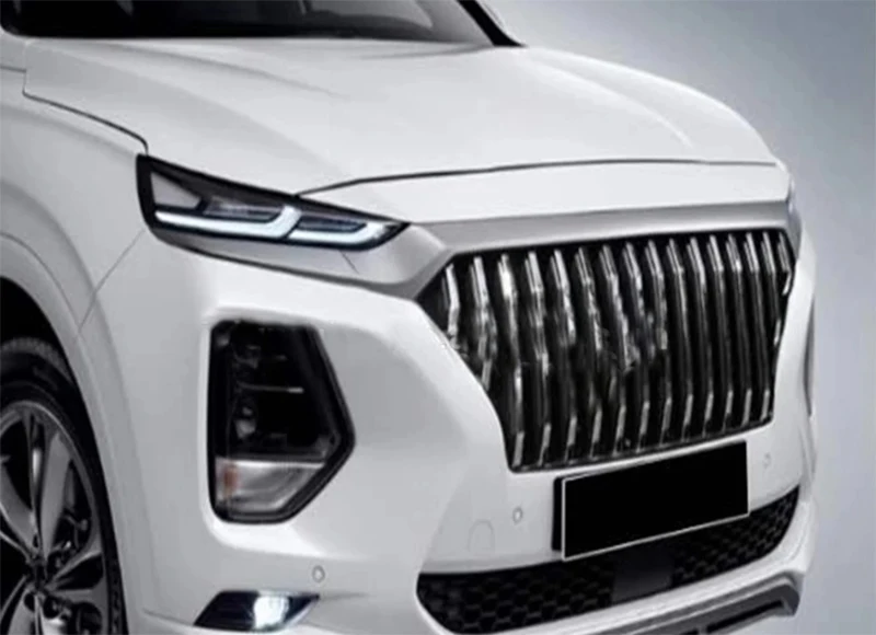 Радиатор радиатора из АБС-пластика для Hyundai new Santa fe 2019 2020 решетка передних гонок