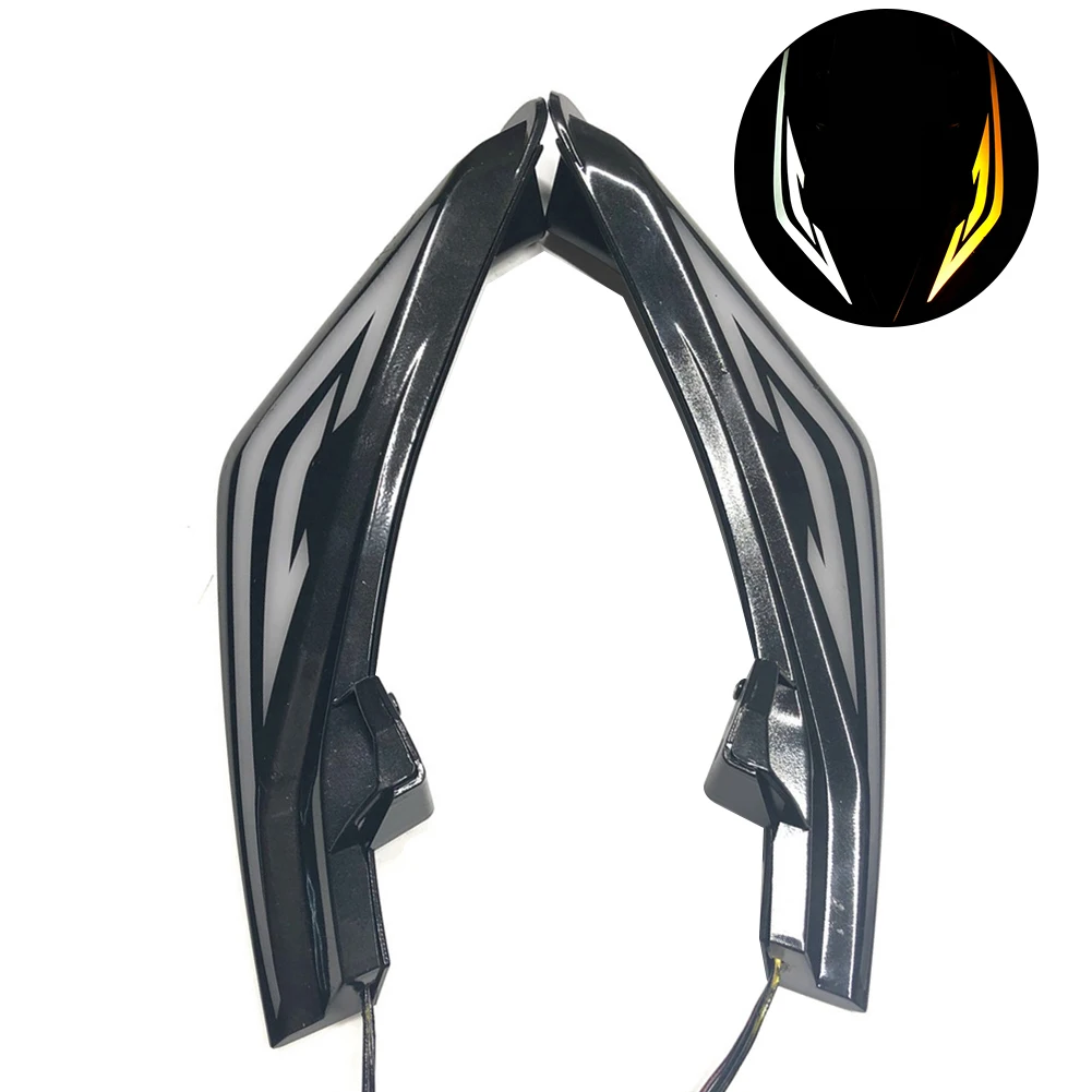 

1pair Motorcycle LED Headlight Replacement Bright Atmosphere Turn Signal Warning Driving Easy Install For Yamaha Aerox155 Nvx155