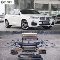 x4m f26 pp m sport style unpainted auto car styling body kits for bmw x4 to x4m f26 2014up