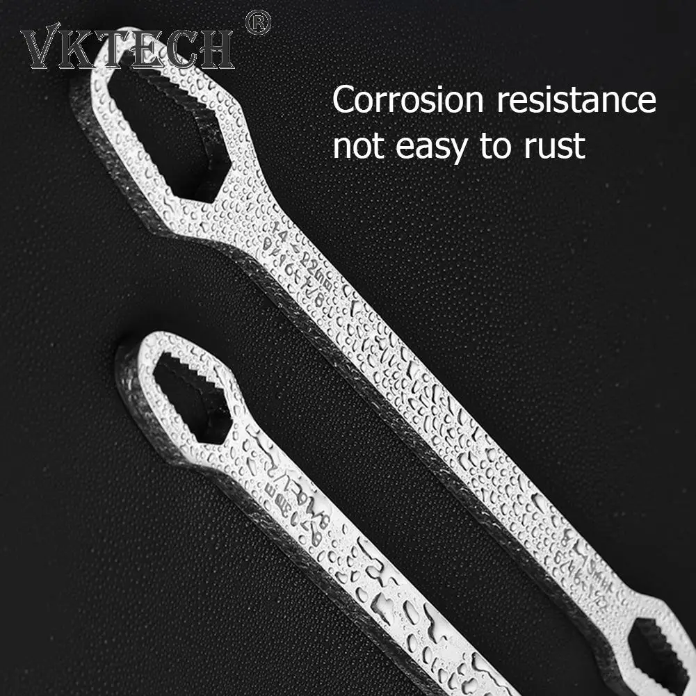 Универсальный Гаечный Ключ Torx с трещоткой 8-22 мм двойной головкой для велосипеда