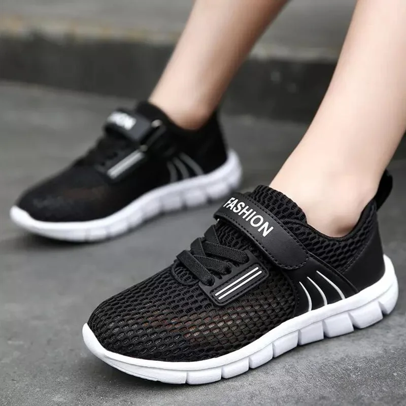 Обувь для бега мальчиков и девочек детская дышащая Нескользящая теннисная обувь