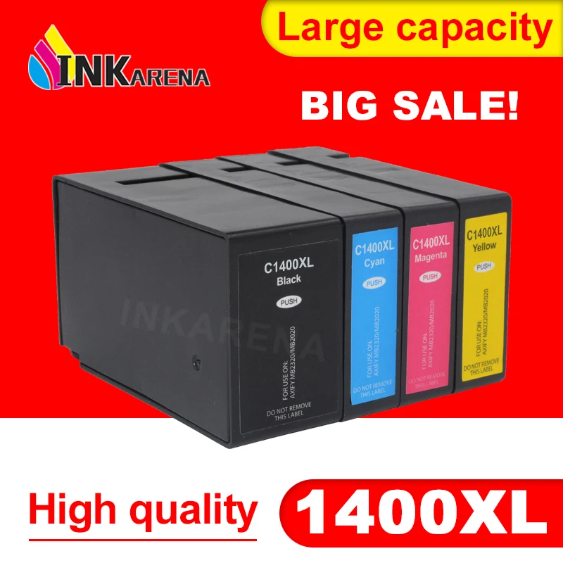 

INKARENA PGI 1400XL Compatible Ink Cartridge For Canon PGI-1400 XL MAXIFY MB2040 MB2340 MB2140 MB2740 Printers With Chips