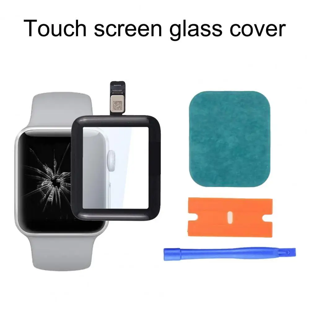 

Watch Touch Screen Digitizer LCD Front Glass Cover Replacement with Flex Cable for Apple Watch Series 2/3 4 5 SE