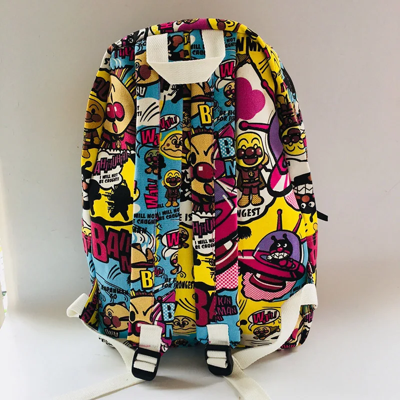 15*29*40cm Anpanman Batakosan Cheese Dog Cartoon Canvas Backpack Travel Plush  Bag | Игрушки и хобби