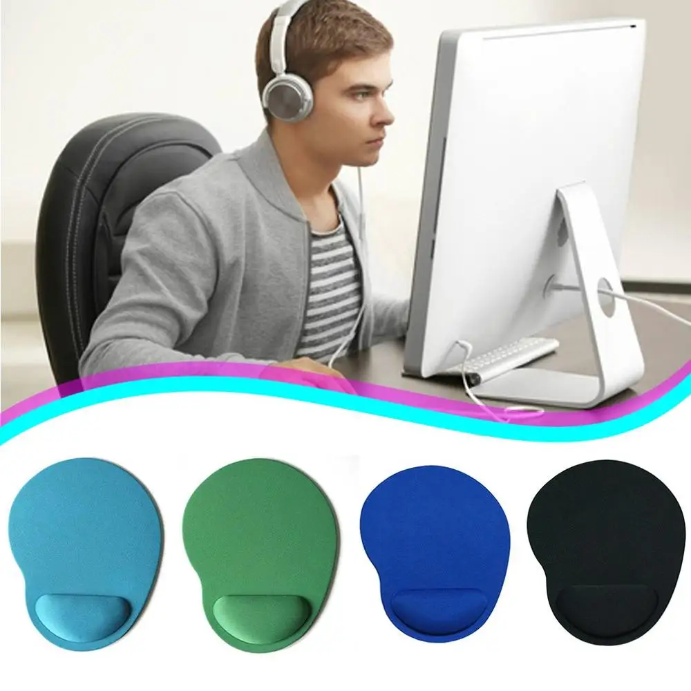 Small Feet Computer Game Creative Solid Color Mouse Pad EVA Wristband Fashion Comfortable For Laptop PC TXTB1 | Компьютеры и офис