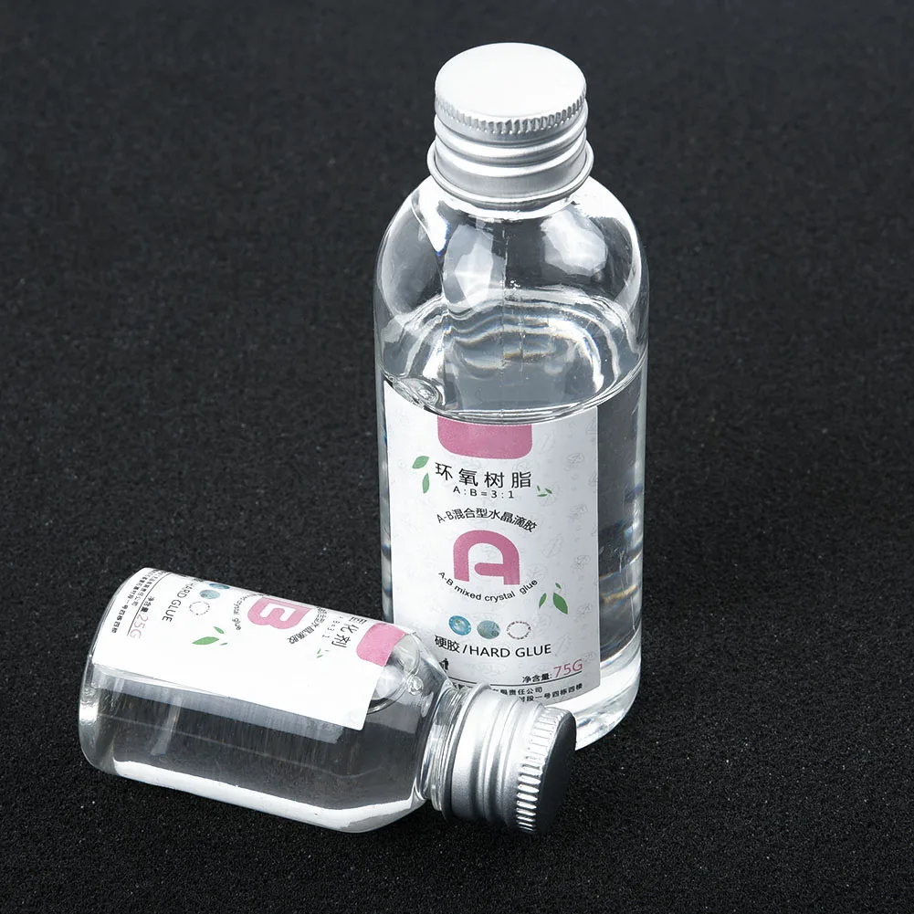 Инструменты из прозрачной эпоксидной смолы ручной жидкий клей УФ AB Клей материал