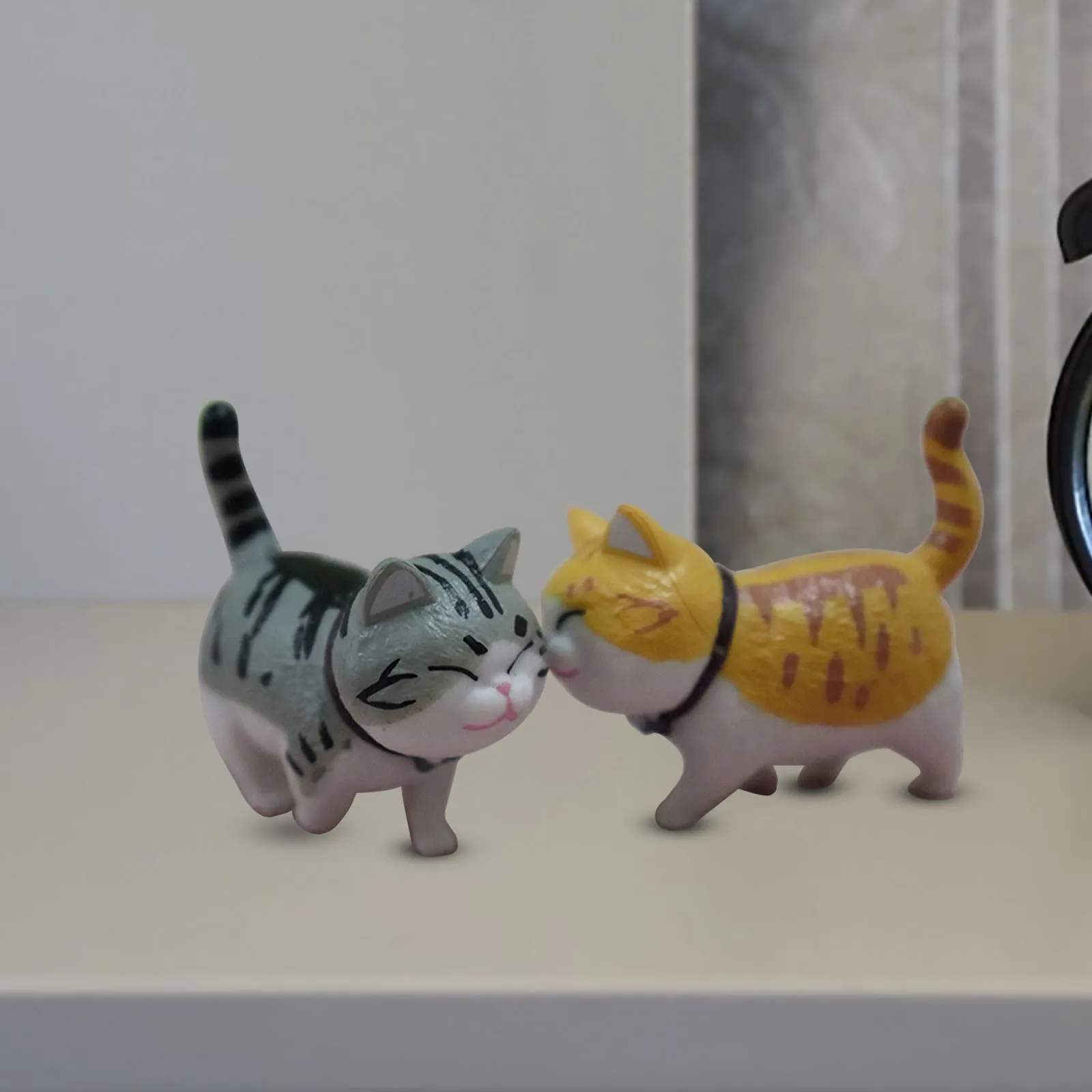 9 шт. фигурки кошек имитация котят подвесные украшения для салона автомобиля