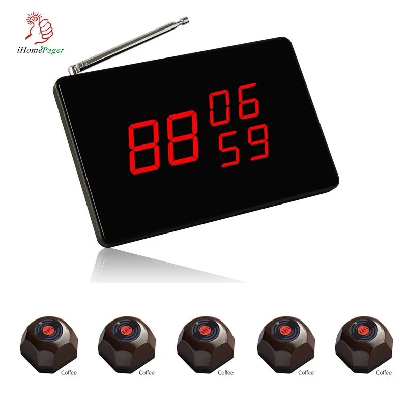 Беспроводная система вызова официанта обслуживания для ресторанов кафе