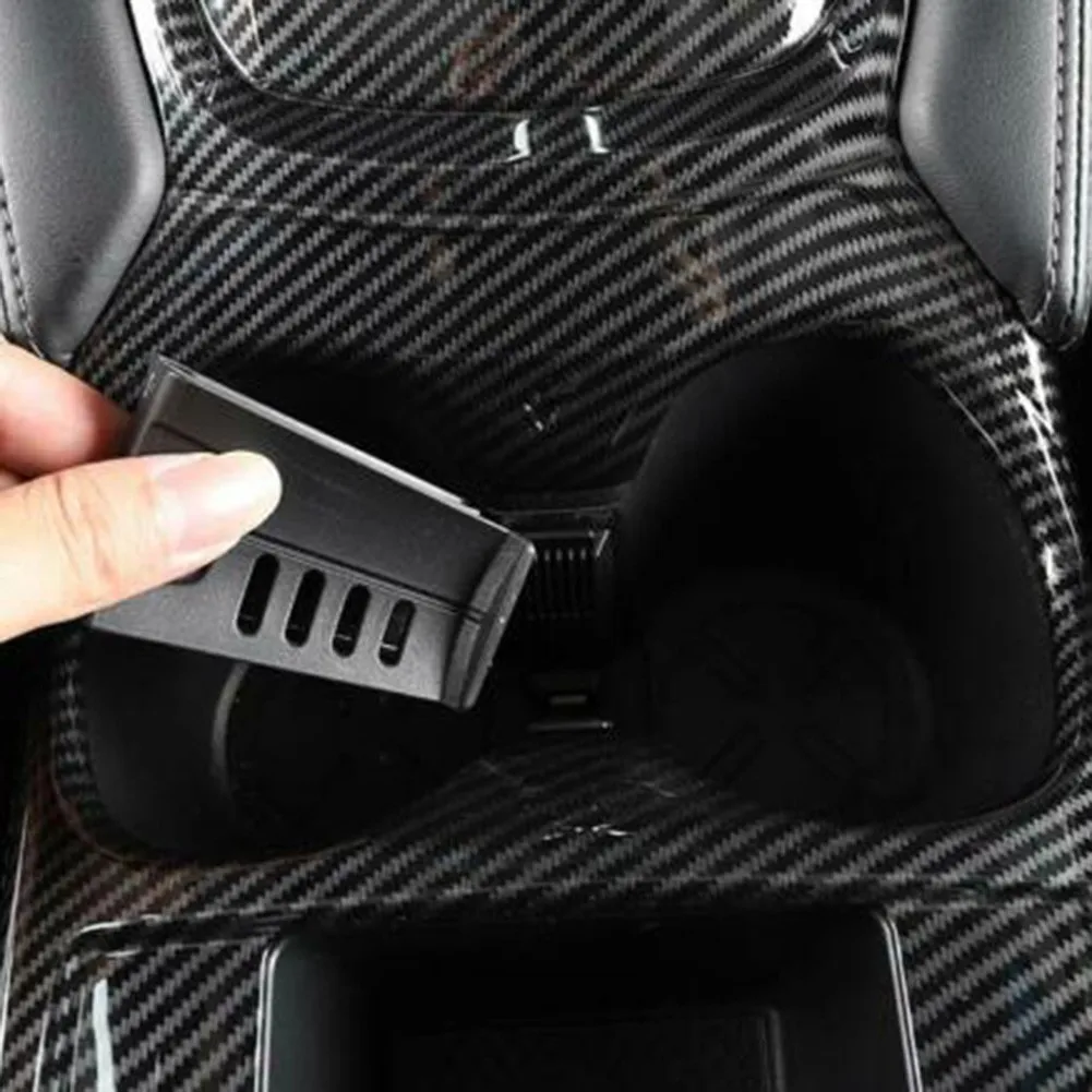 1 шт. отделка крышки стакана для воды из АБС черного углеродного волокна Nissan Rogue 2014