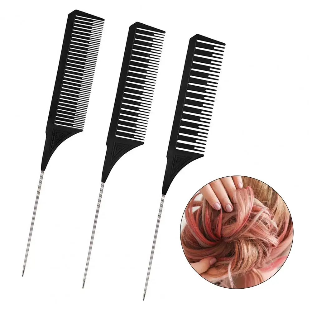 

Trendy Comb Hair Dyeing Good Toughness PC Tip-tail Hair Highlighting Comb Hairdressing Stylist