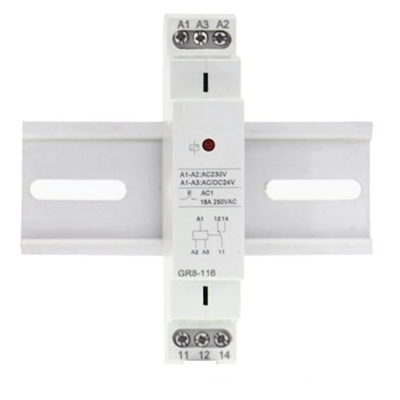 Intermediate Relay Auxiliary GR8-116 AC230V/AD24V | Электроника