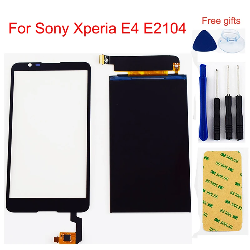 ЖК дисплей для Sony Xperia E4 E2104 экран E2105 E2114 E2115 панель + сенсорный дигитайзер