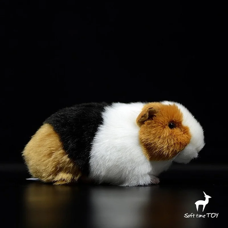

19CM Long Simulation Guinea Pig Stuffed Animal Cute Cavia Cobaya Plush Toys Kawaii Mouse Dolls for Audlt Kids Boys Girls Gift