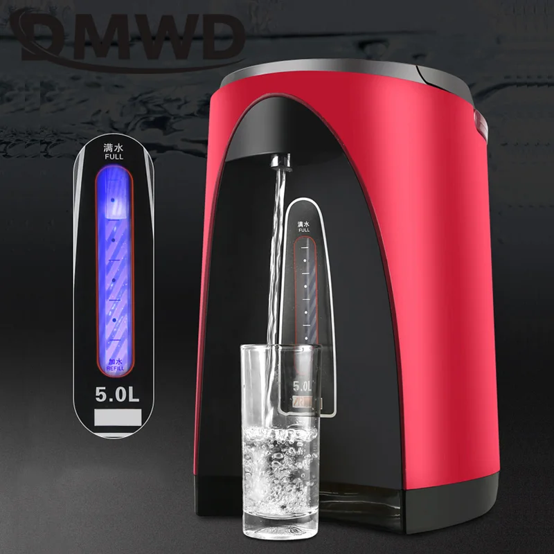 DMWD Электрический чайник с теплоизоляцией из нержавеющей стали 5 л постоянной