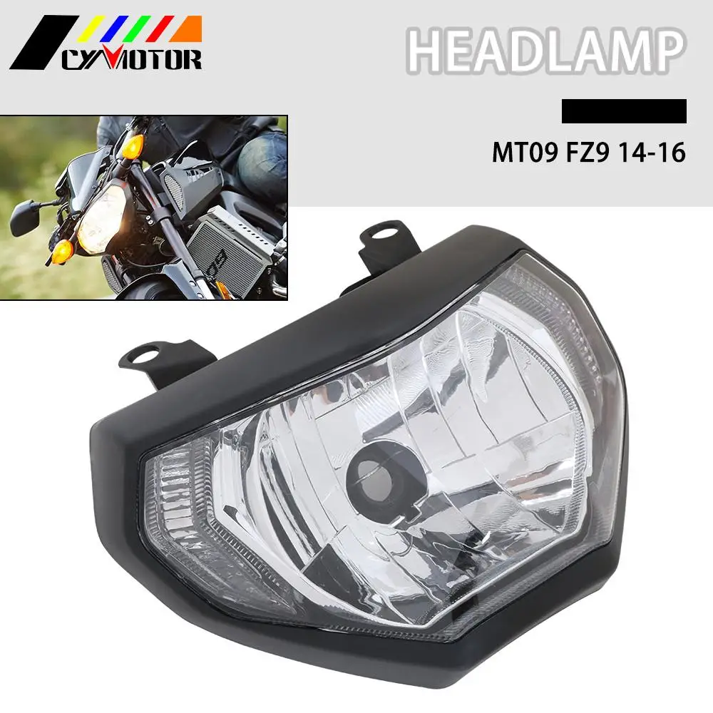 Мотоцикл головной свет фар фары для Yamaha MT09 MT 09 FZ9 2014 2015 2016| |
