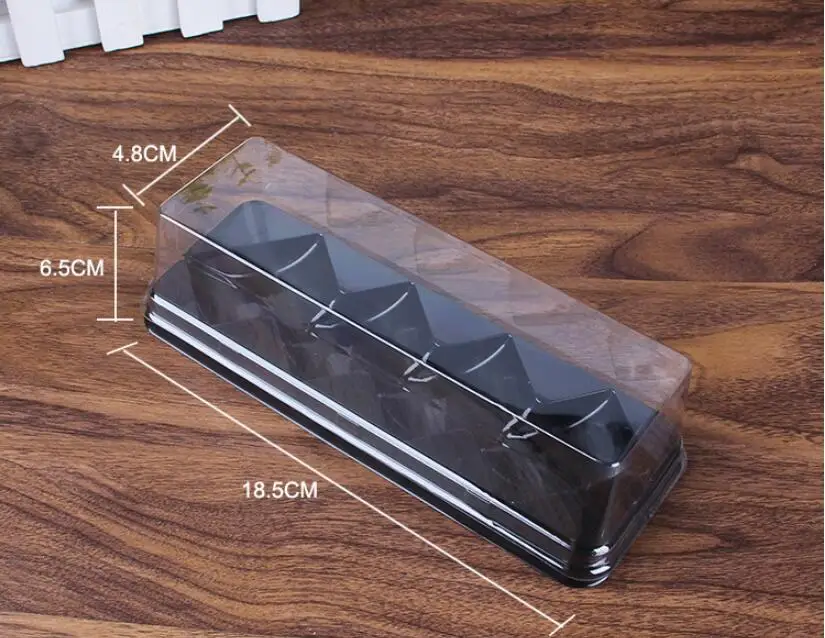 100 шт. упаковка для выпечки коробка торта швейцарский рулон четыре штуки