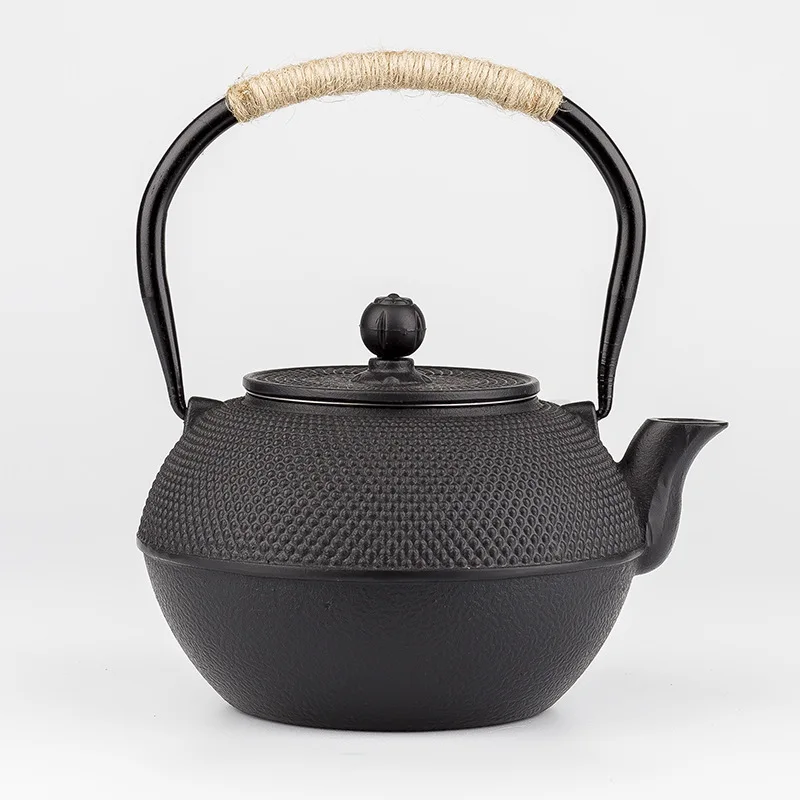 

Japanese Cast Iron Teapot Set Tea Pot Tetsubin Kettle Drinkware 1800ml Stainless Steel Strainer Boil Water Kung Fu Infusers