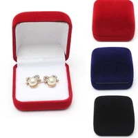 40hot valentines ring box jewelry earrings display storage box jewelry square gift packaging box
